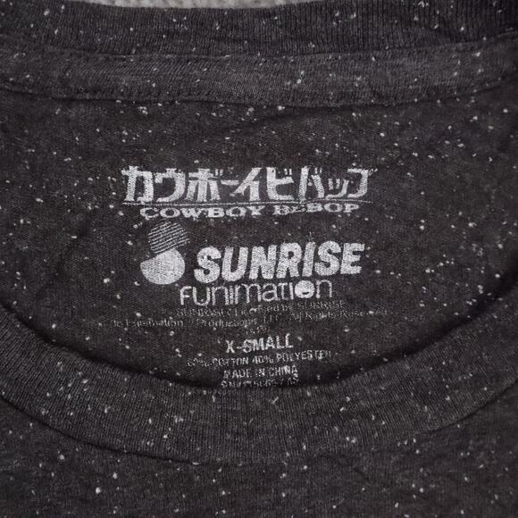 Cowboy Bebop Anime Sunrise Funimation XS Gray Short Sleeve T-Shirt - Picture 8 of 10